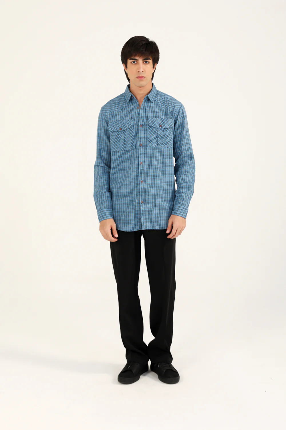 25FFW405-BLU_2 SLIM RELAXED FIT CHINO - Image 1