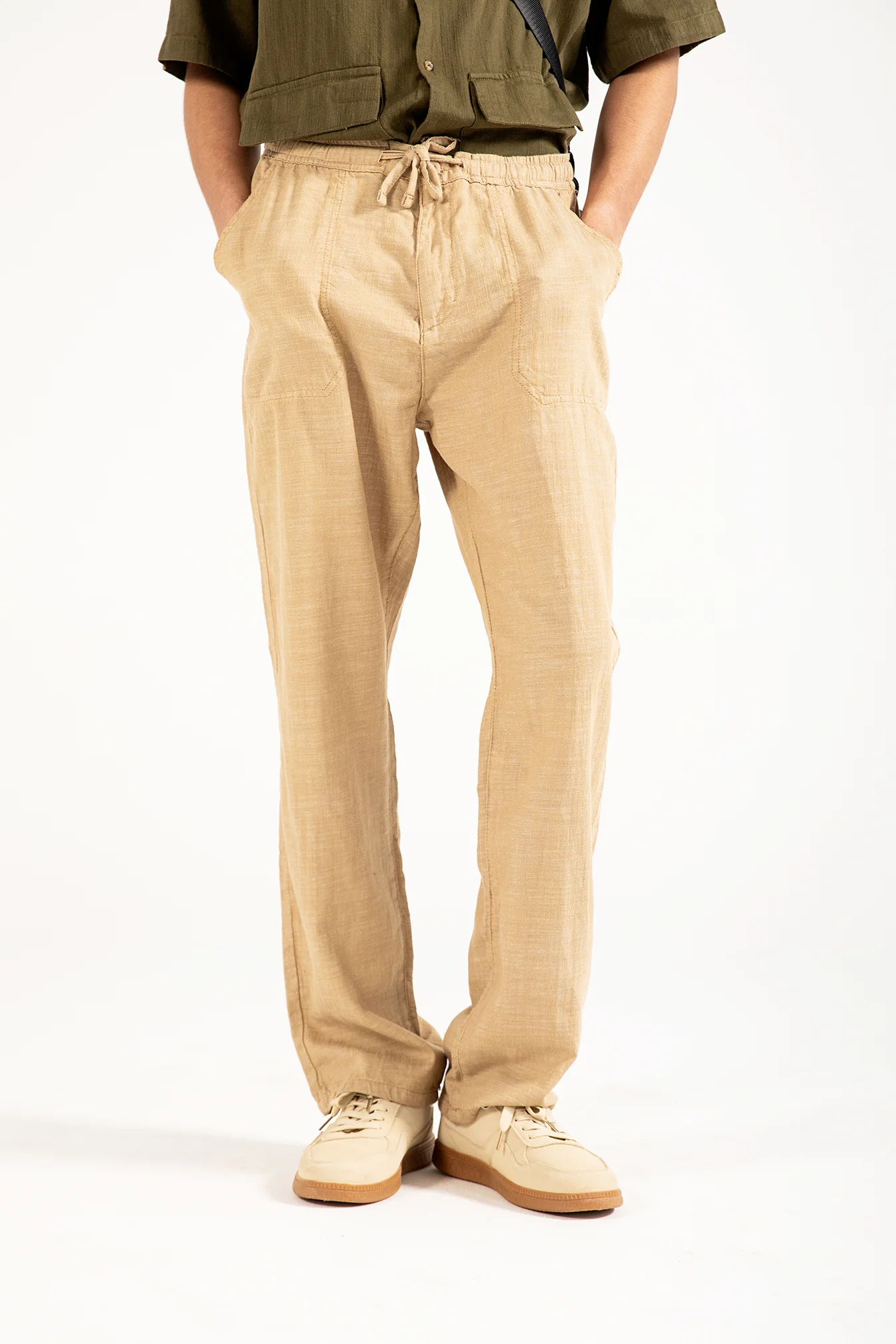 25FMT225-KHK_1__1 ORIGINAL STRAIGHT FIT TROUSER - Image 1